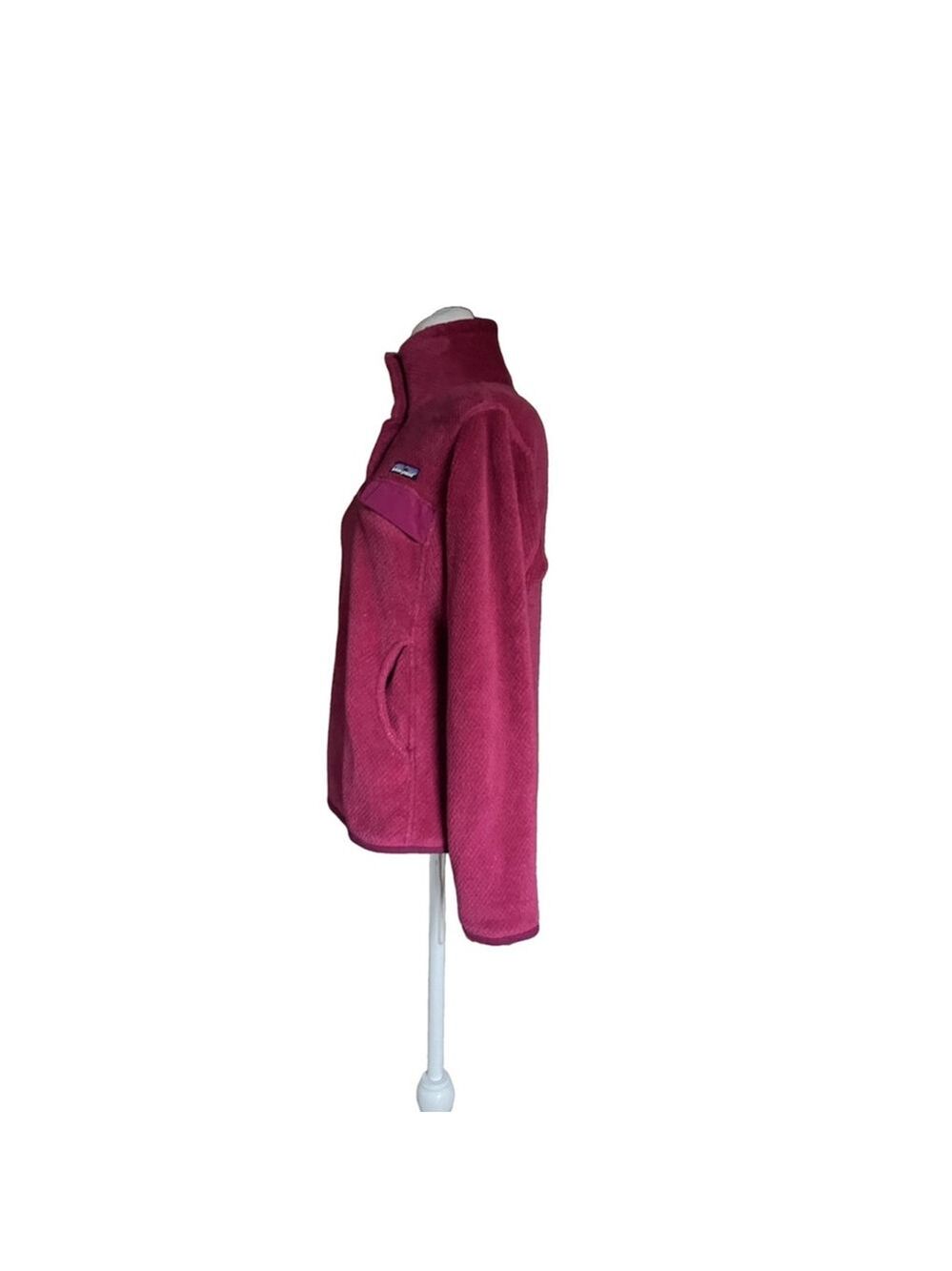 Women's Patagonia Fleece Pullover Pink Size M - Picture 3 of 5